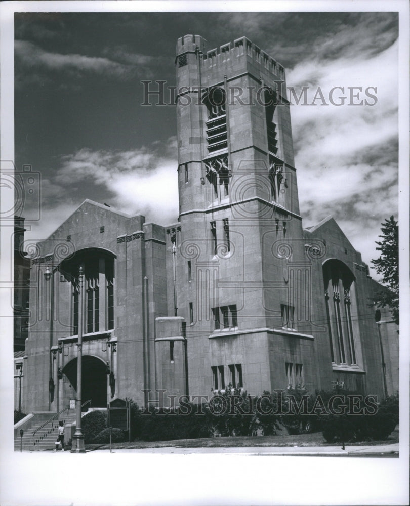 1964 Press Photo Trinity Methodist Church