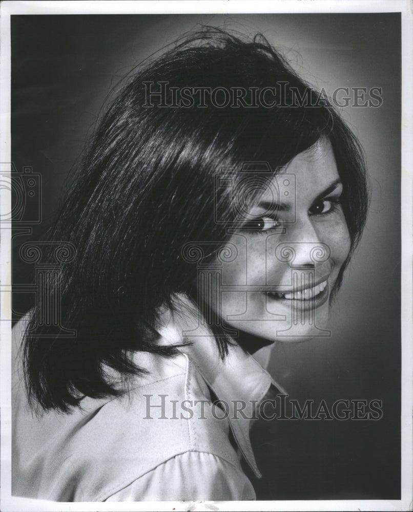 1973 Press Photo Susan Steele Actress Headshot