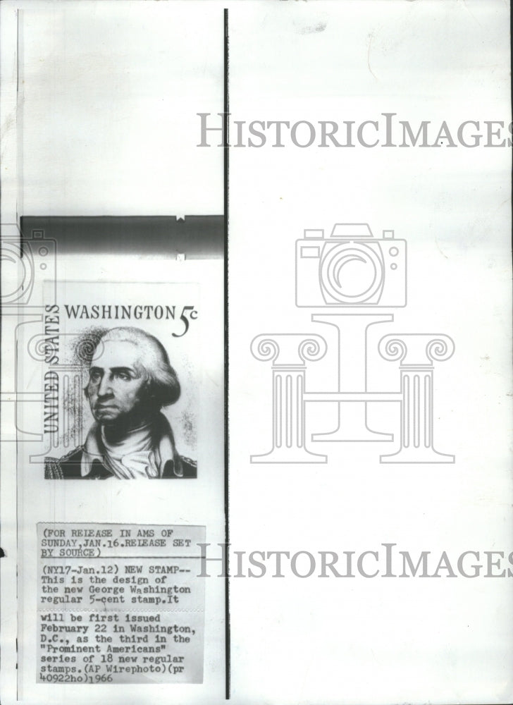 1966 Press Photo Stamps