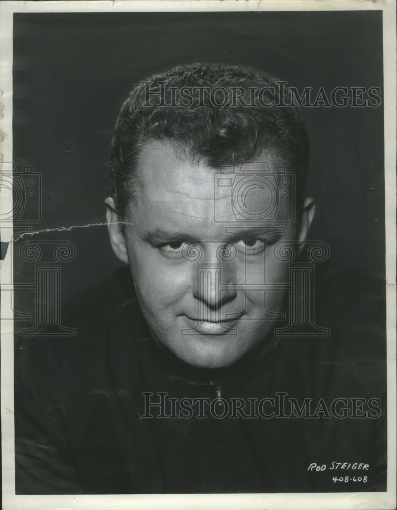 1956 Actor Rod Steiger Promotional Headshot - Historic Images