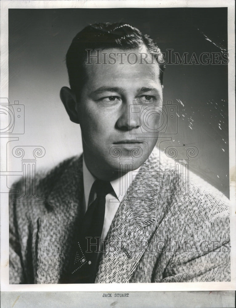 1955 Press Photo Actor Jack Stuart