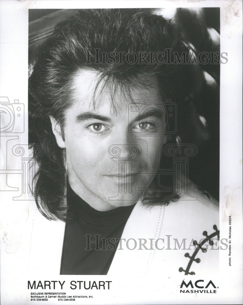 1993 Press Photo Marty Stuart Music Singer SongWriter