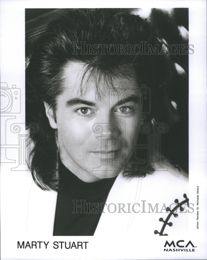 1993 Press Photo Marty Stuart Singer