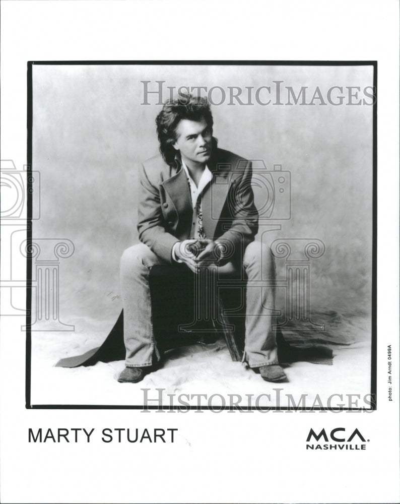 Press Photo Marty Stuart Singer Song Writer Rockabilly