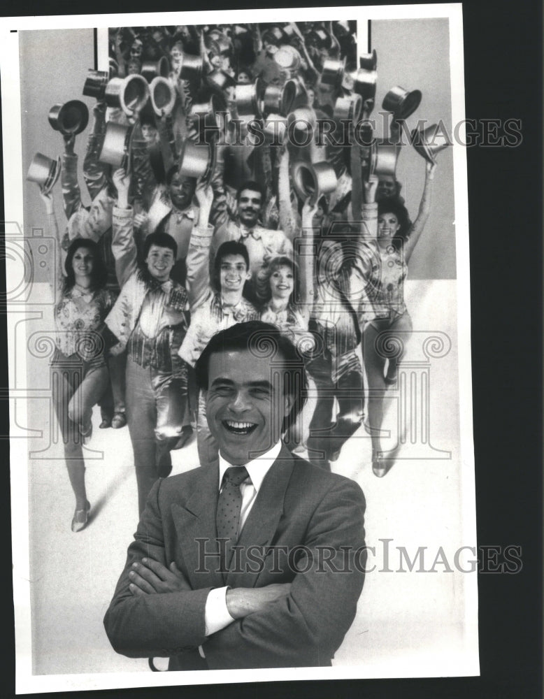 1986 Press Photo Fr Alphonse Stephenson Conductor