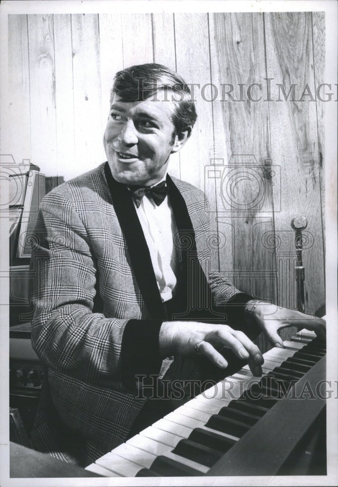 1966 Press Photo Danny Stevenson Jazz Musician Piana