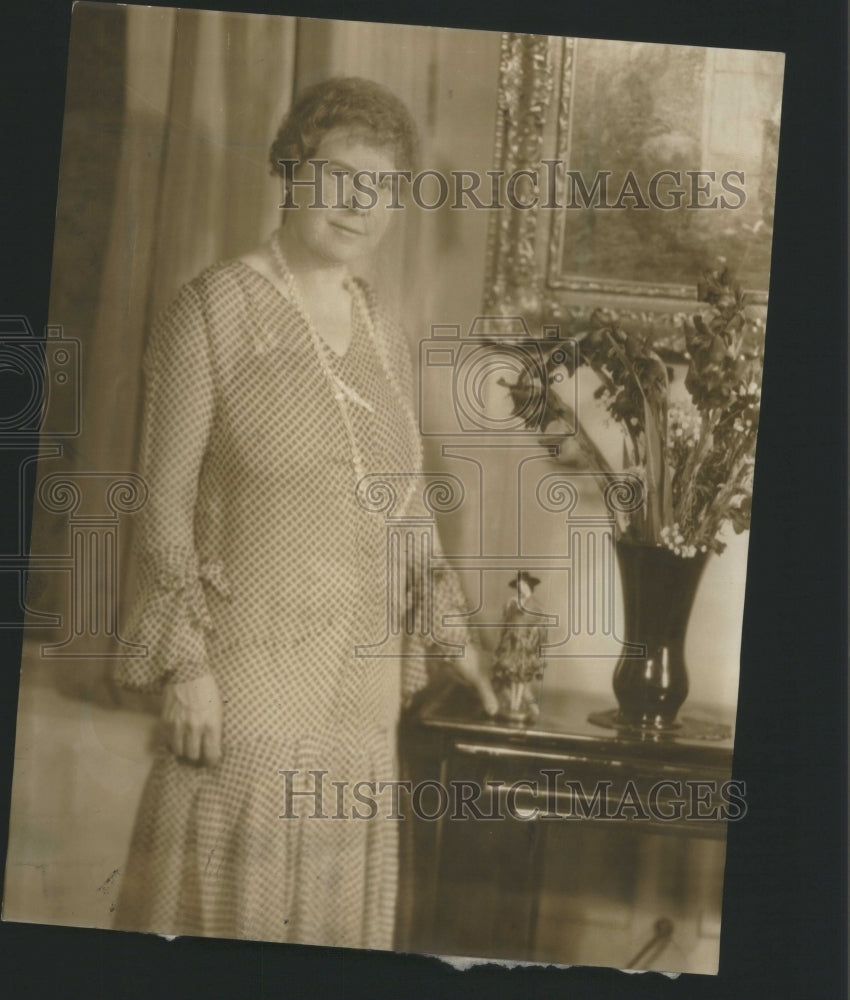 1930 Press Photo Mrs. Elliott G. Stevenson