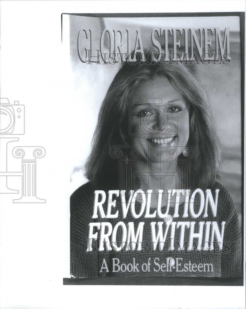 1992 Press Photo Gloria Marie Steinem Journalist Polit