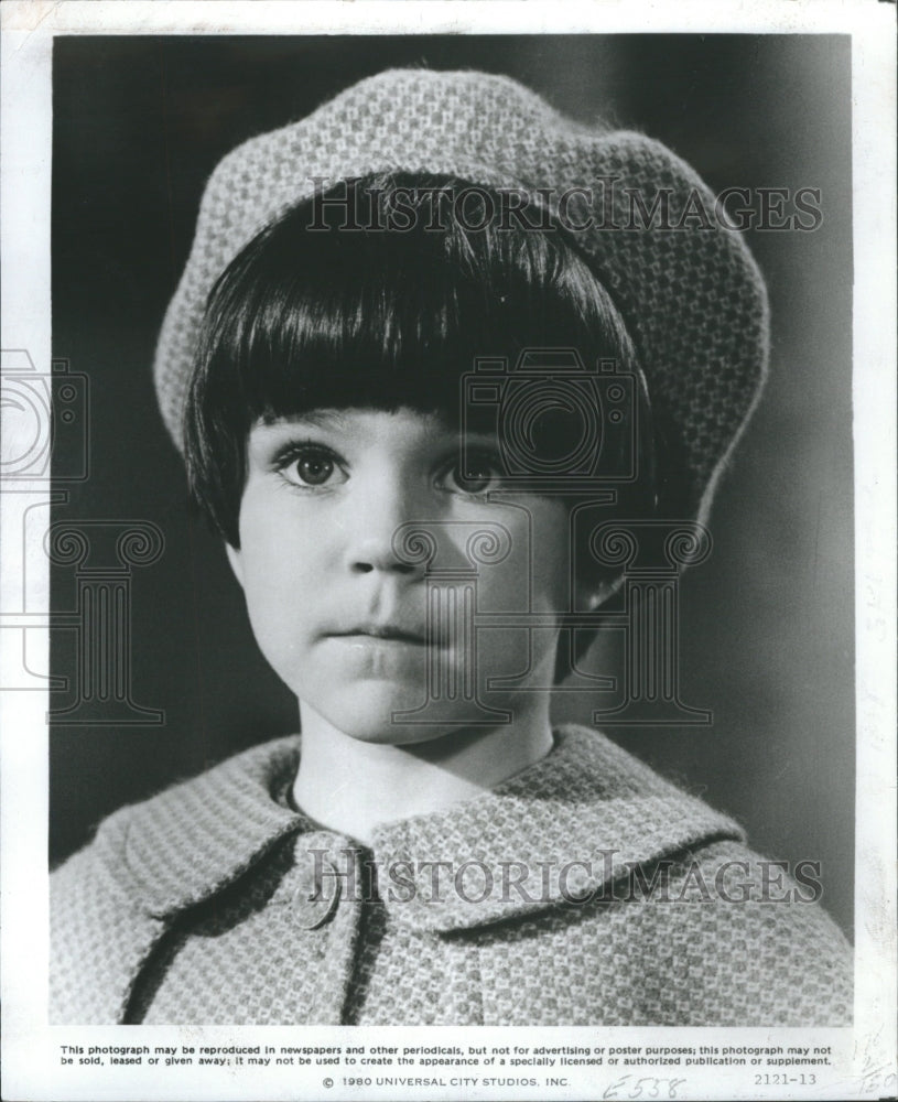 1980 Press Photo Sara Stimson Actress Little Miss Marke