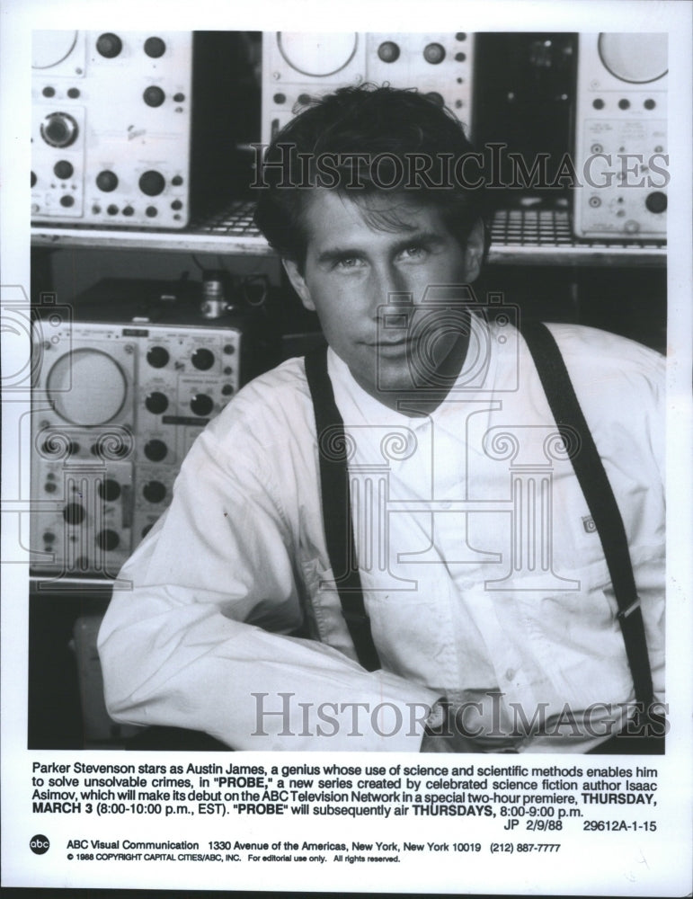 1988 Press Photo Actor Parker Stevenson ABC Television