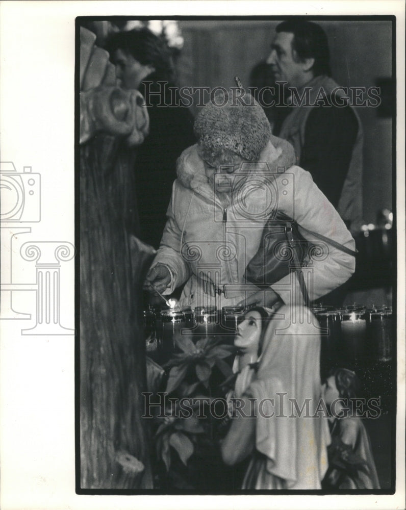 1988 Press Photo Street New York Manhattan Parish Roman