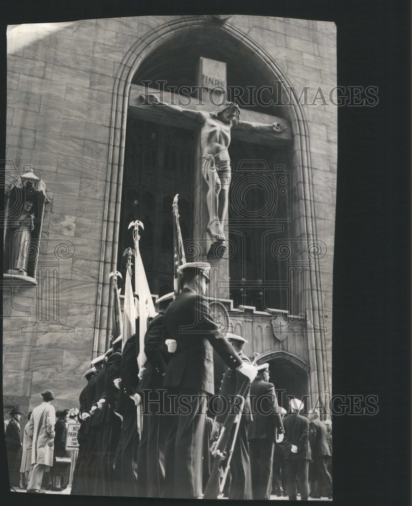 1961 Press Photo St Peters Churchl Lutheran church Rig