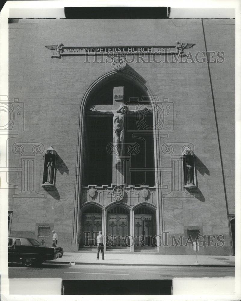 1972 Press Photo Christian Church Jesus Assembly Greek