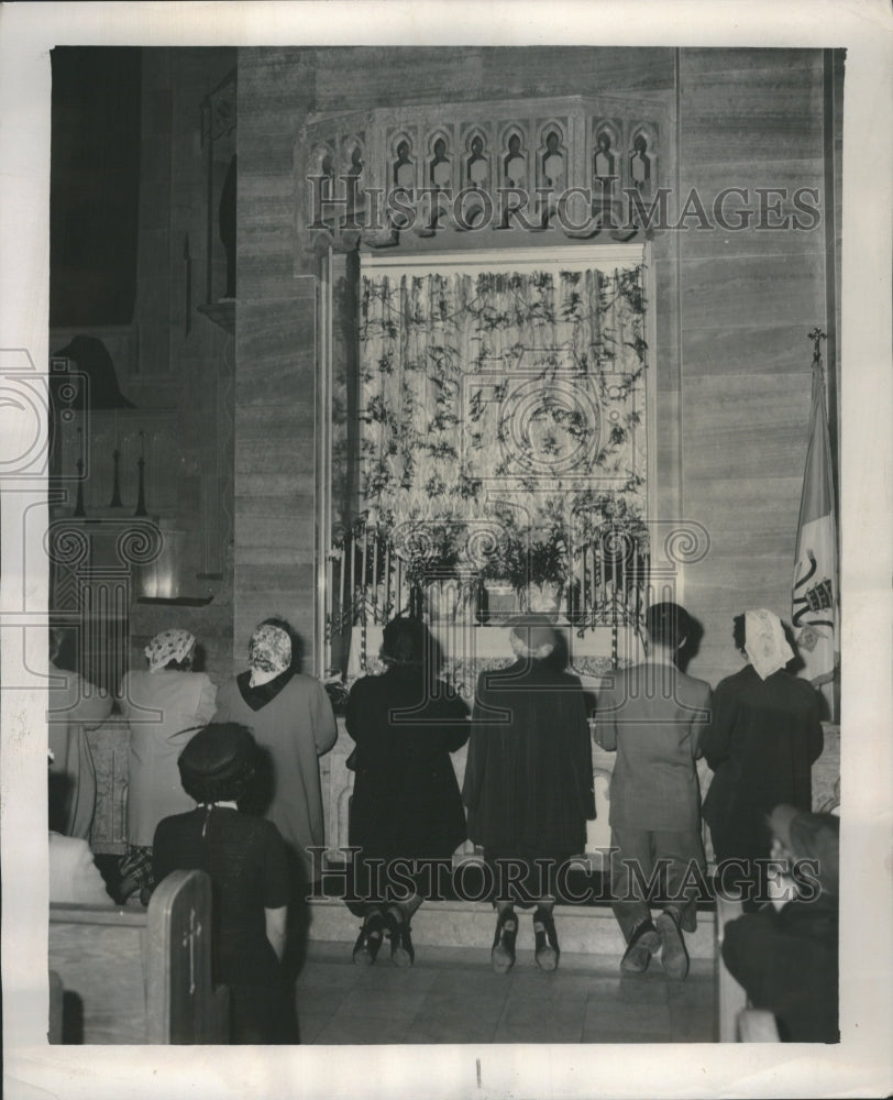 1954 Press Photo St Peters Church Madison Chicago IL