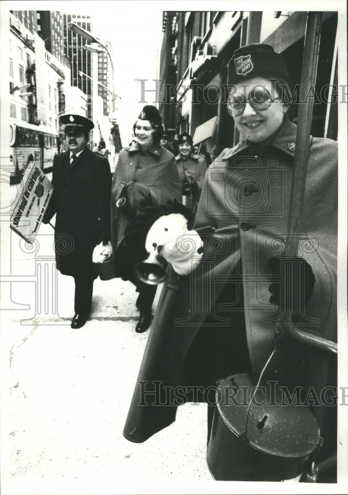 1978 Press Photo Cadet Katen Simet Salvation Army Sally