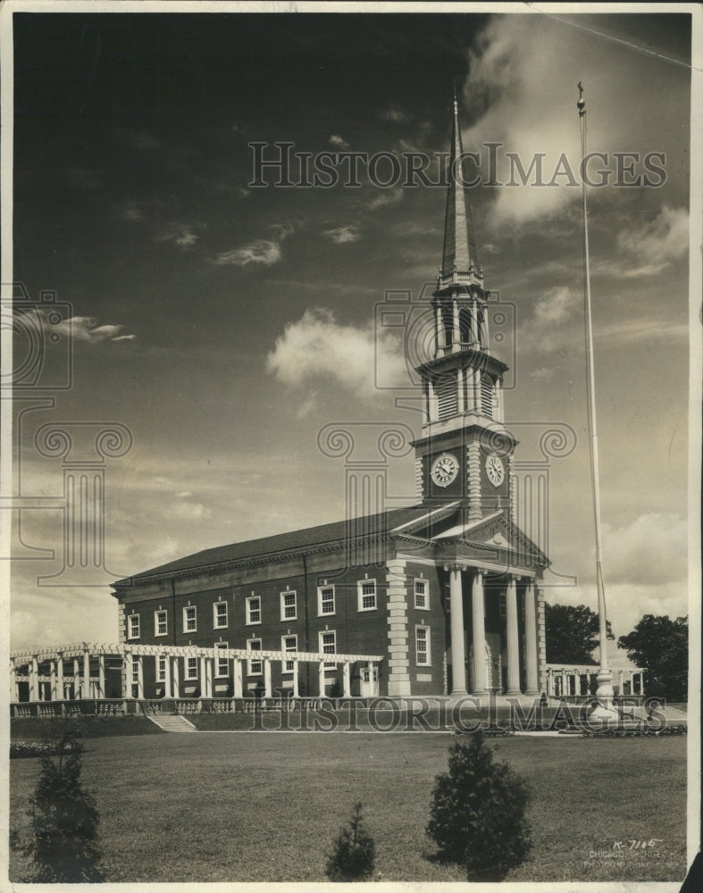 Press Photo Exterior of Chapel Immaculate Conception