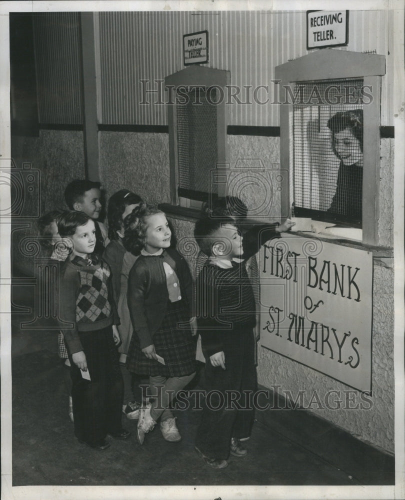 1947 Press Photo Saint Mary Training School Catholic