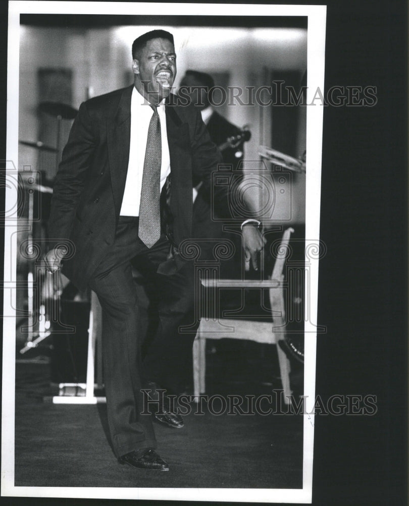 1990 Press Photo Walt Whitman, leading Voices of Sabina