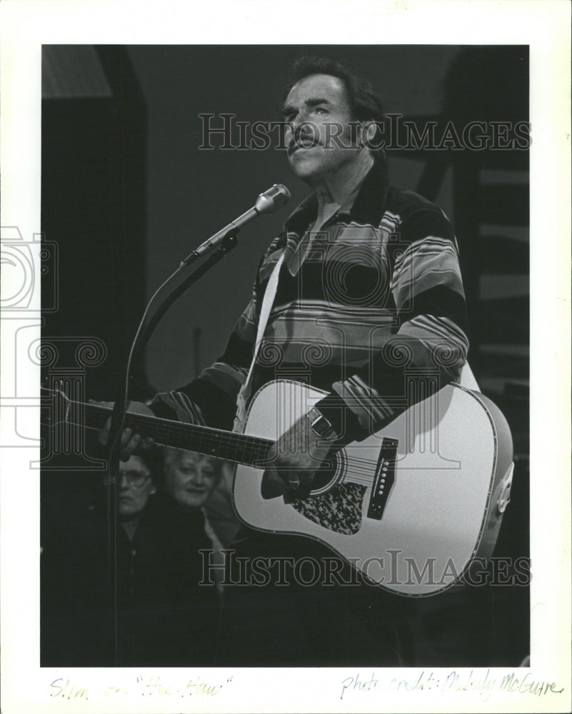 1981 Press Photo Ottis Dewey Whitman Jr Singer American