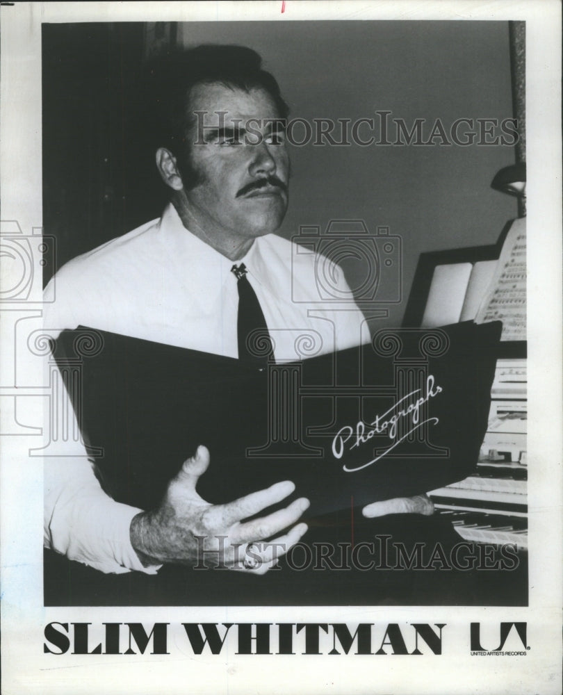 1981 Press Photo Slim Whitman American Country Music