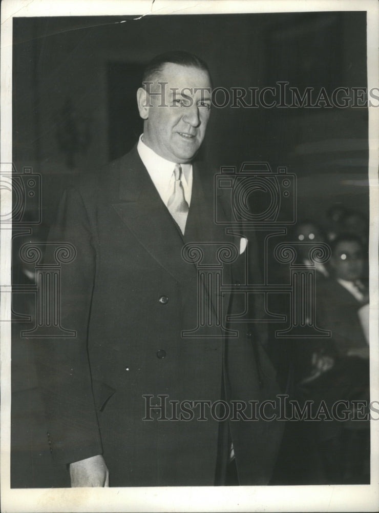 1934 Press Photo Richard Whitney New York Stock Exchang