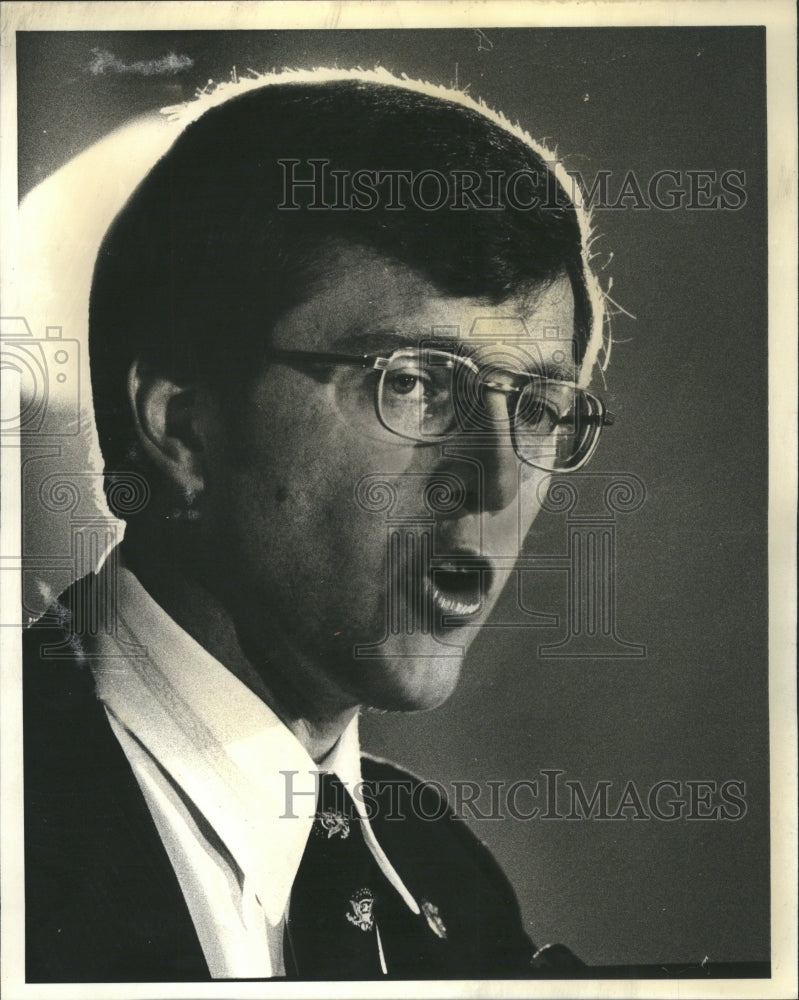 1980 Press Photo Robert Harding Whittaker Activist