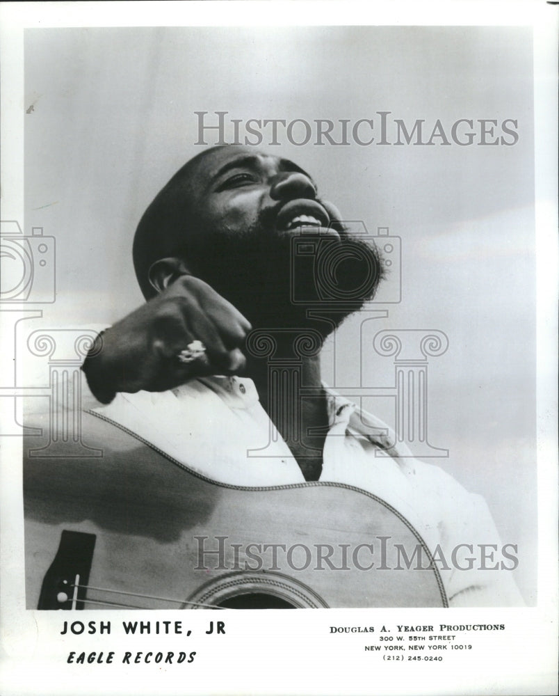 1986 Press Photo Joseph White Chicago Folk Festival