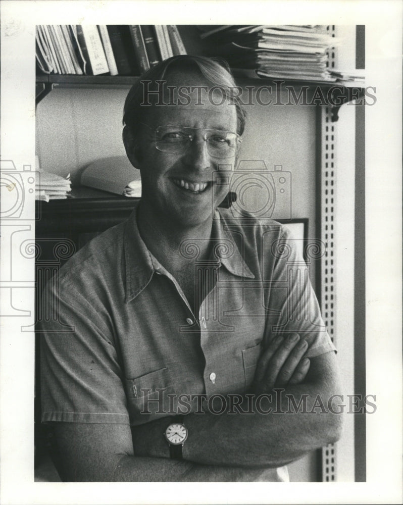 1982 Press Photo James B White Professor Law School Un