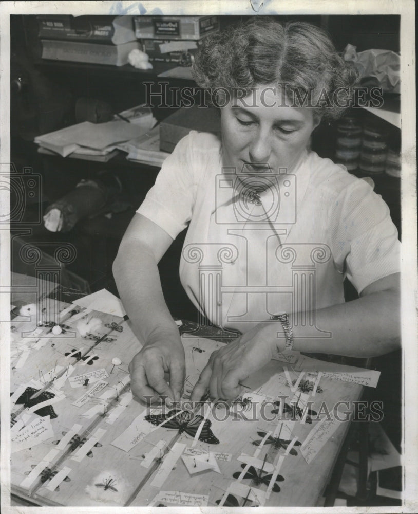 1955 Press Photo Harriet M. Smith Gage Park Teacher