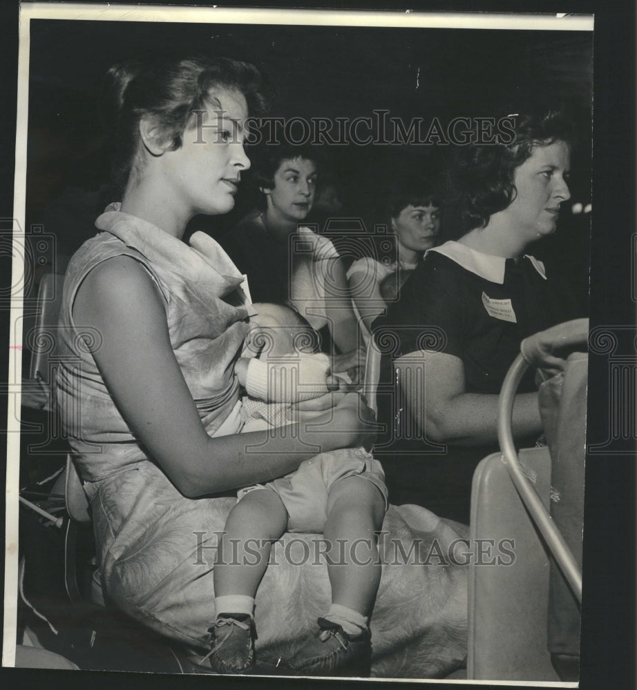 1964 Press Photo Mrs Morris Moen Sattle Washington Arne