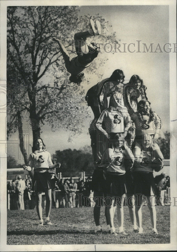 1976 Press Photo St Lourane Football Game Reavis Stadiu