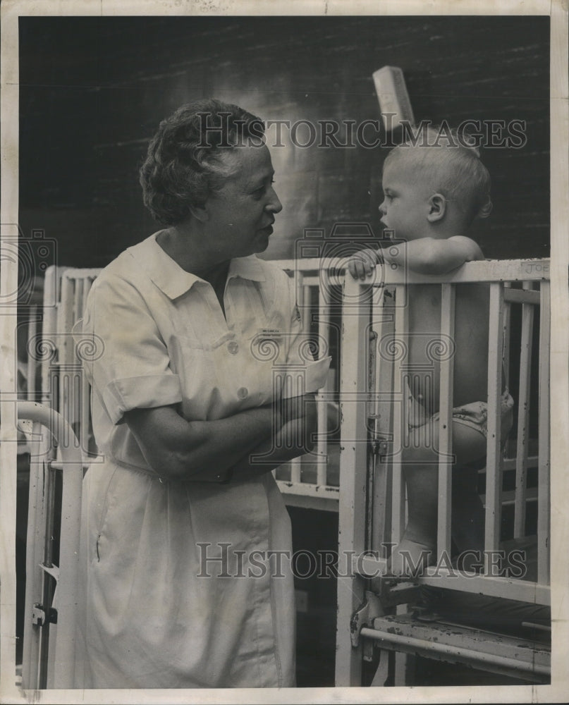 1962 Press Photo Baby Joe St Vincents Infant Hospital