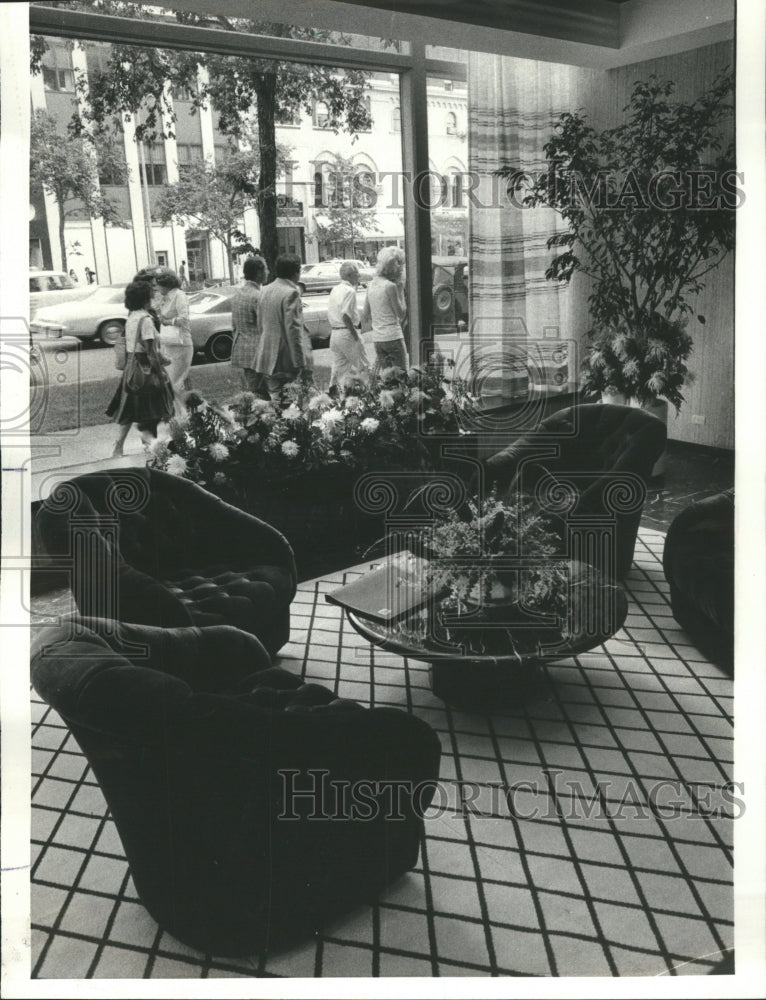 1977 Press Photo American Invsco Office Michigan Avenue