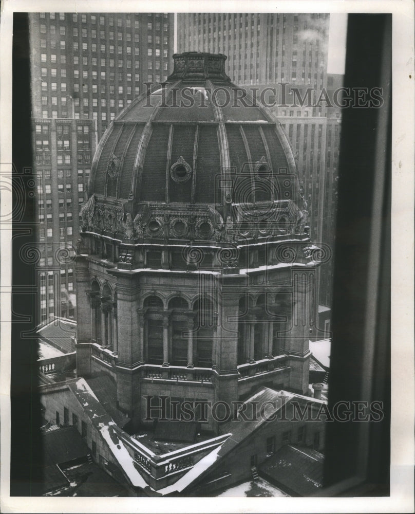 1965 Press Photo Top Structure Old U S Courthouse Feder