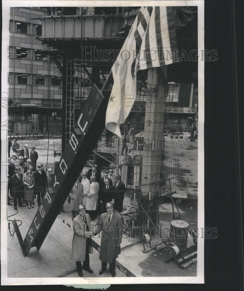 1962 Press Photo USG Corporation Shaver Board Building