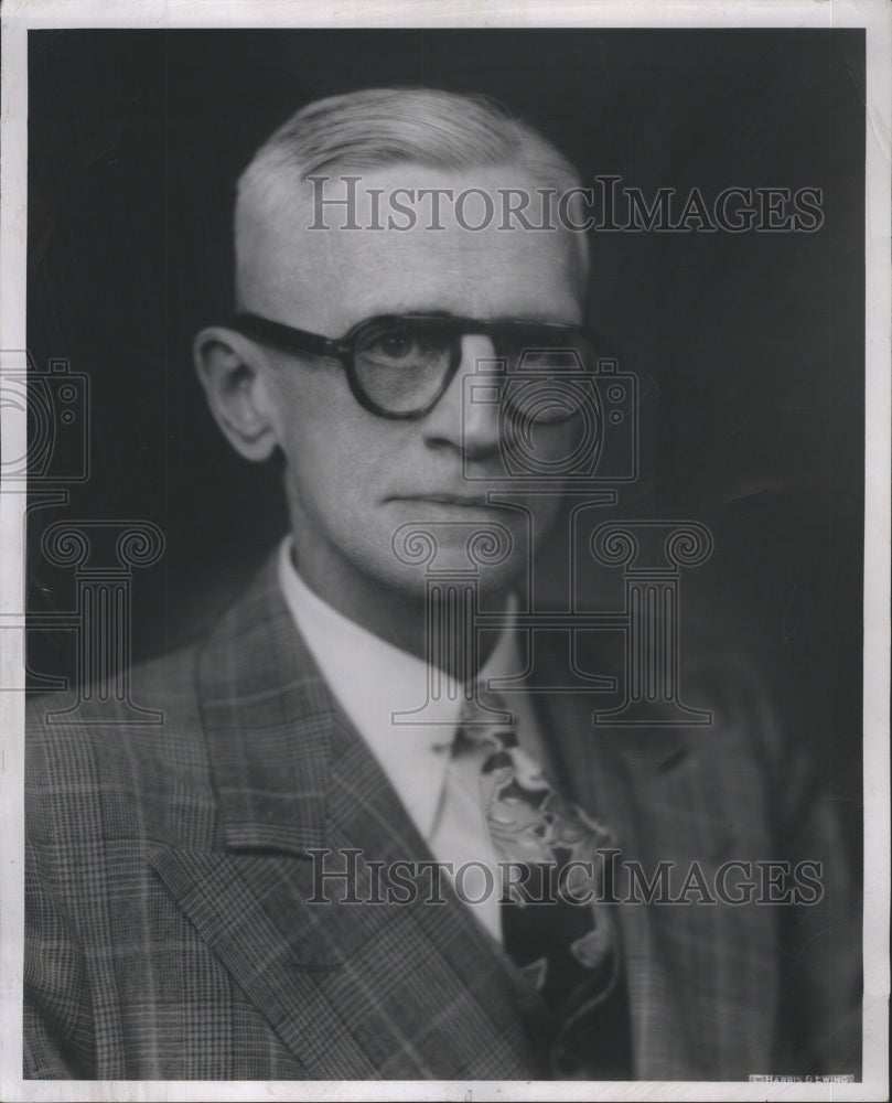 1952 Press Photo Harry Read Executive Assistan Secretar