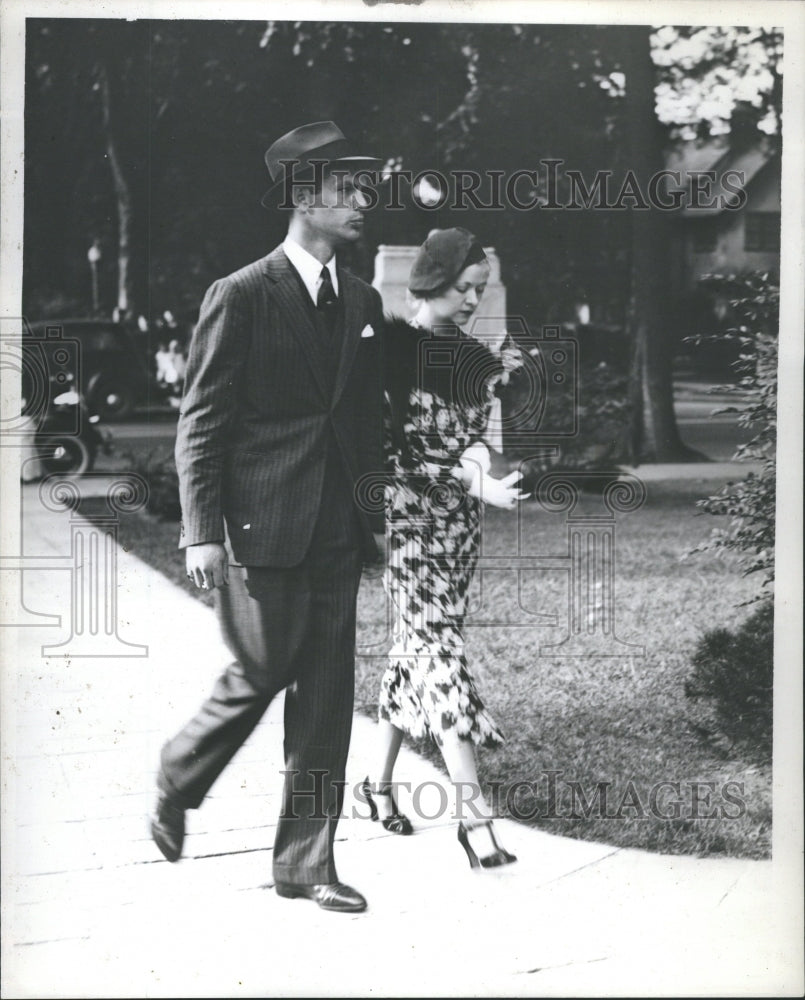 1935 Press Photo Mrs Royal Wlitwan IIGorrey Shalleross