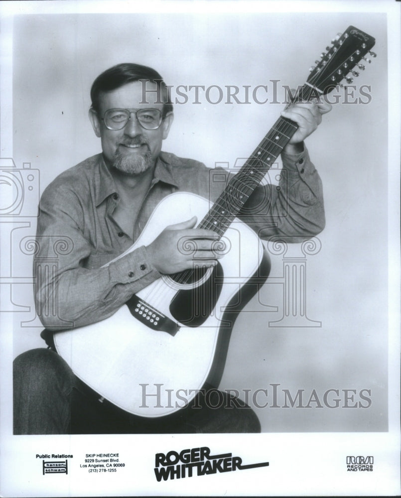 1980 Press Photo Roger Whittaker Singer Songwriter