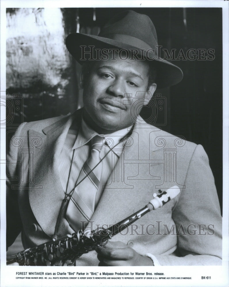 1988 Press Photo Forest Steven Whitaker American Actor