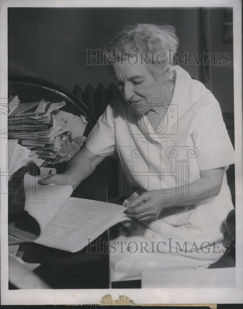 1944 Press Photo DR Maud Slye Cancer Research Expert CH