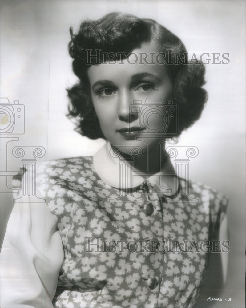 1951 Press Photo Lovely Young Allena Roberts Actress