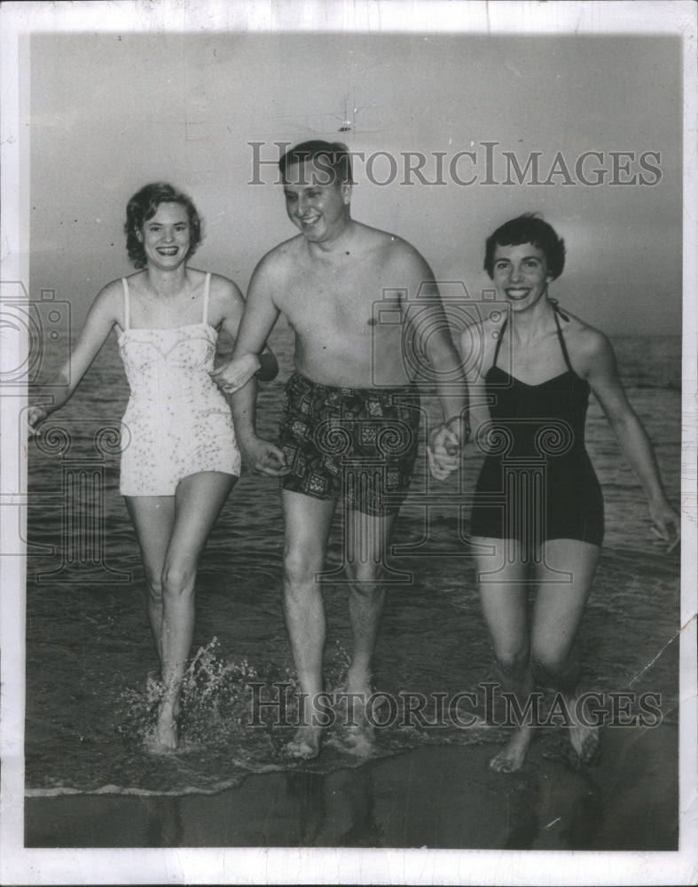 1955 Press Photo Miami Beach Marshall Philip E Robbins