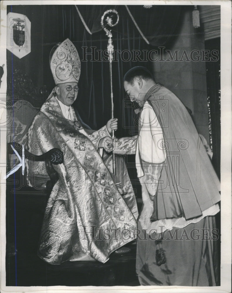 1937 Press Photo Edward Mooney Archbishop