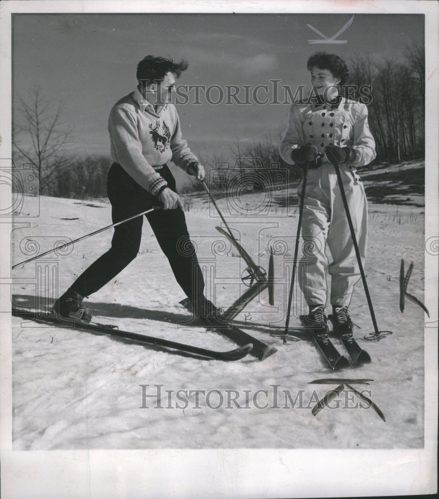 1947 Press Photo Richard L Gossett Singer