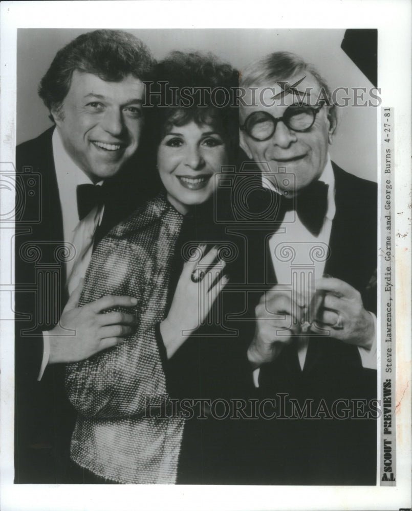 1981 Press Photo Eydie Gorme (Singer)