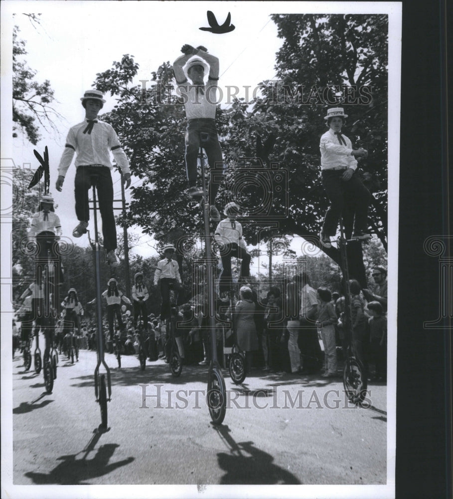 1972 Press Photo Franklin Parade America