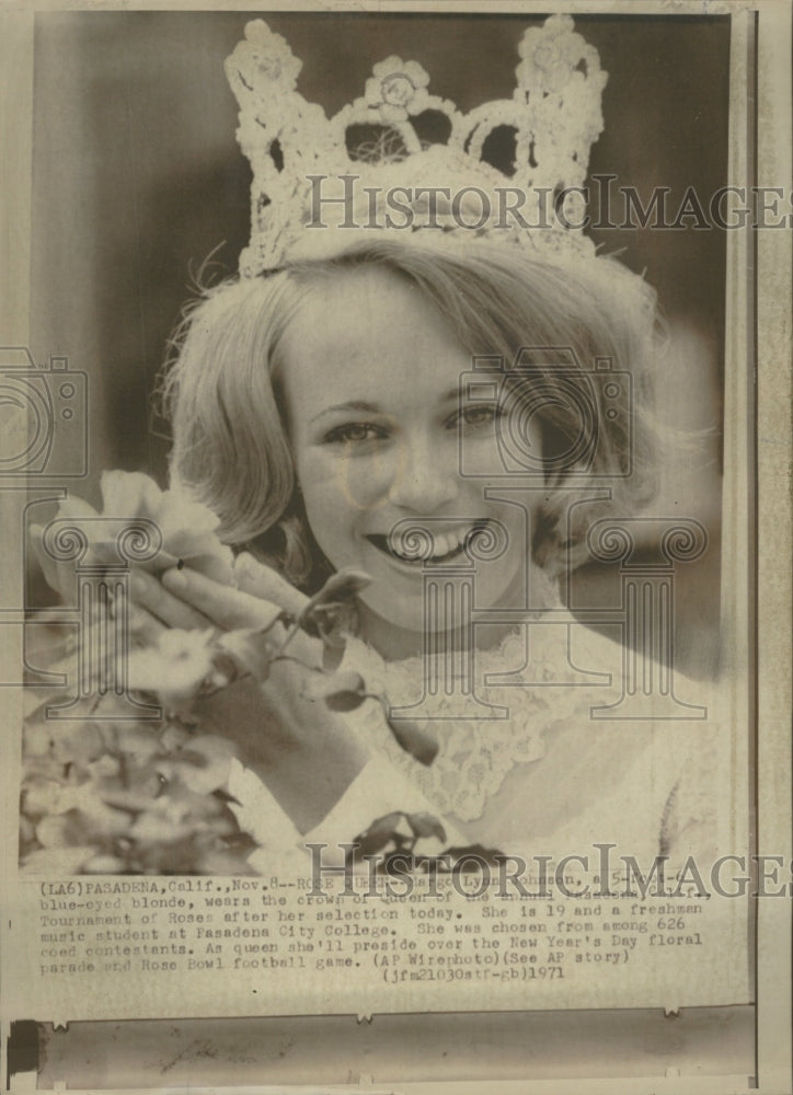 1971 Press Photo Margo Lynn Johnson