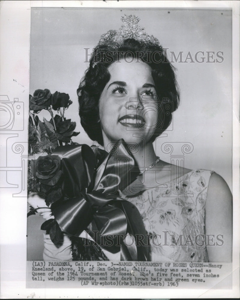 1963 Press Photo Tournament of Roses