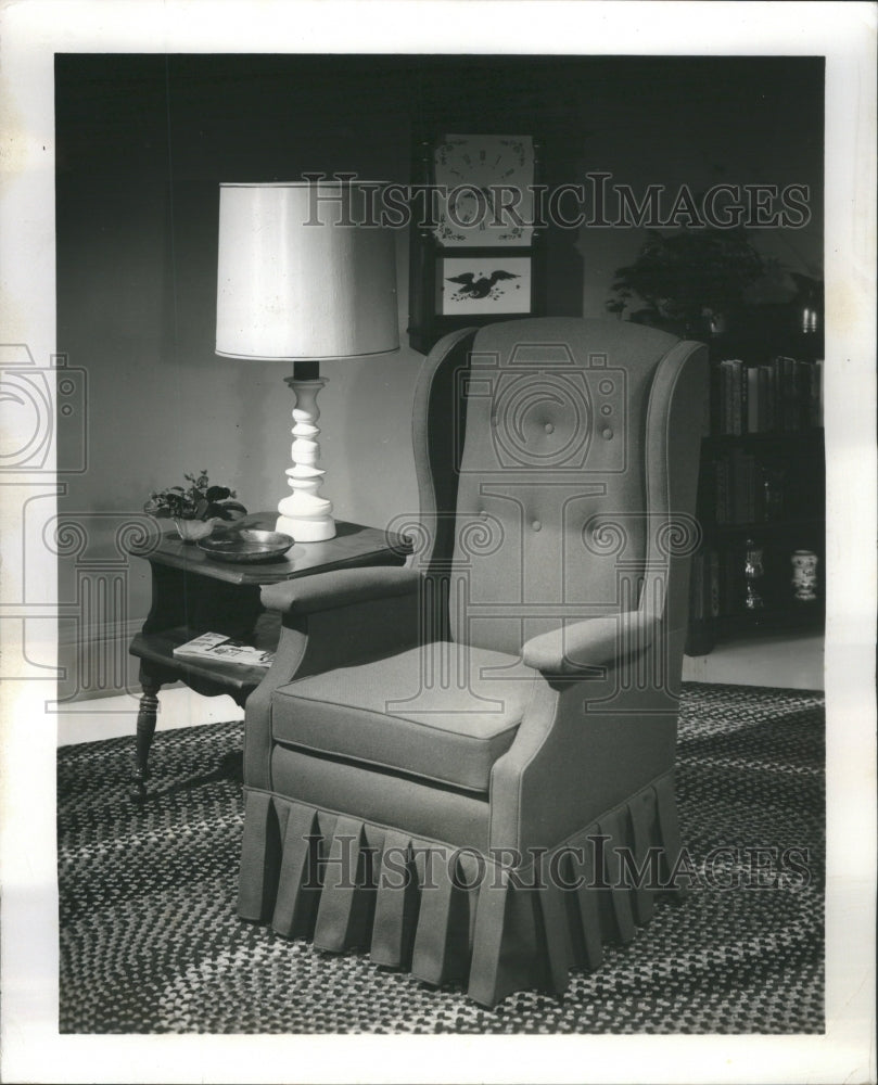 1964 Press Photo Heywood Wakefield Rocking Chair Design