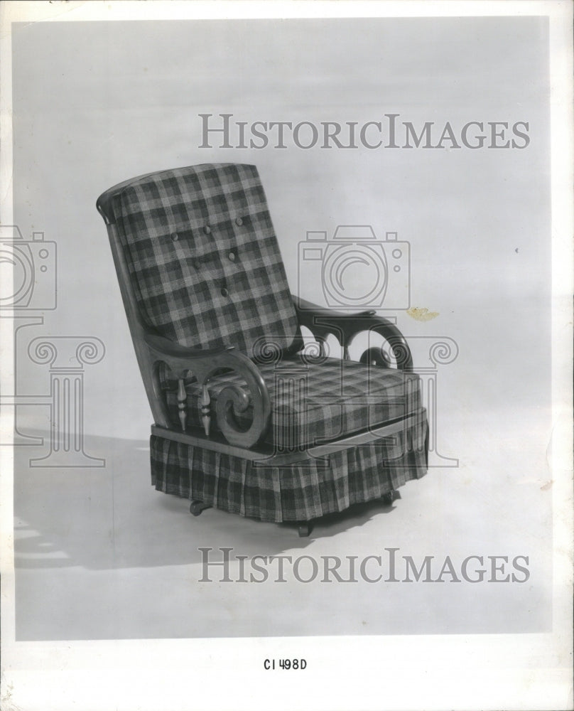 1964 Press Photo Rocking Chairs Furniture
